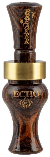 Echo Calls 78913 Breaker  Single Reed Mallard Hen Sounds Attracts Ducks Brown Bocote Timber