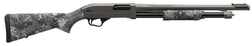 Winchester Repeating Arms 512450395 SXP Hybrid Defender 12 Gauge 3" Chamber 5+1 (2.75") 18", Gray Barrel/Rec, TrueTimber Midnight Synthetic Furniture, Fiber Optic Front