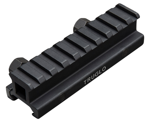 TruGlo TG8980B Picatinny Riser Mount  Matte Black Anodized
