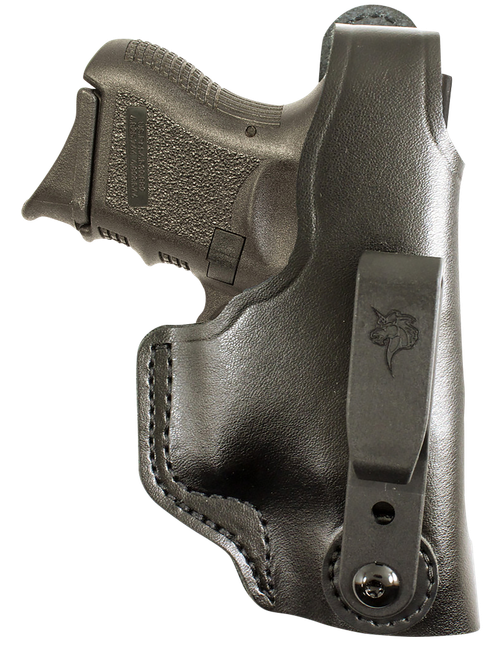 DeSantis Gunhide 033BAX7Z0 Dual Carry II  IWB/OWB Black Leather Belt Clip Fits S&W M&P Shield 9/40 & S&W M&P Shield 2.0 Right Hand