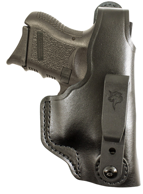 DeSantis Gunhide 033BAX7Z0 Dual Carry II  IWB/OWB Black Leather Belt Clip Fits S&W M&P Shield 9/40 & S&W M&P Shield 2.0 Right Hand