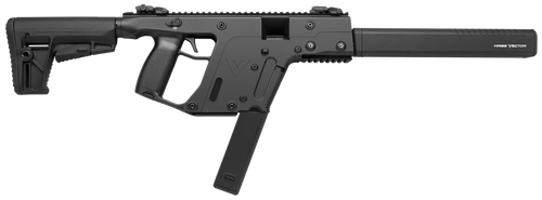 Kriss USA KV45CBL20 Vector CRB Gen2 45 ACP 30+1 16" Black Chrome Moly Barrel, Black Polymer Receiver, Black Synthetic 6 Position Collapsible Stock, Black Polymer Grip, Glock Compatible