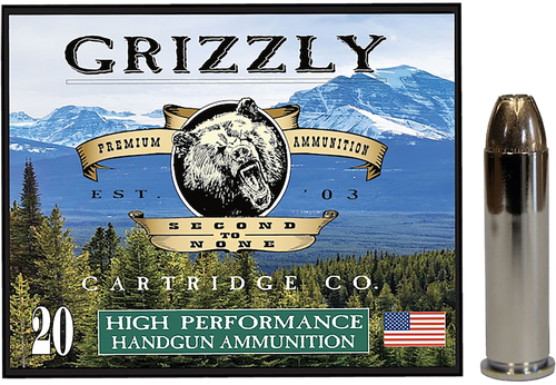 Grizzly Ammo GC357M9   357Mag 148gr Jacketed Hollow Point 20 Per Box/10 Case
