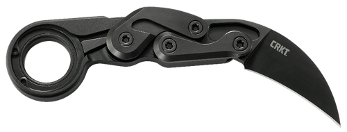 CRKT 4042 Provoke First Responder 2.41" Folding Plain Black TiN D2 Steel Blade/Black Aluminum Handle Includes Sheath
