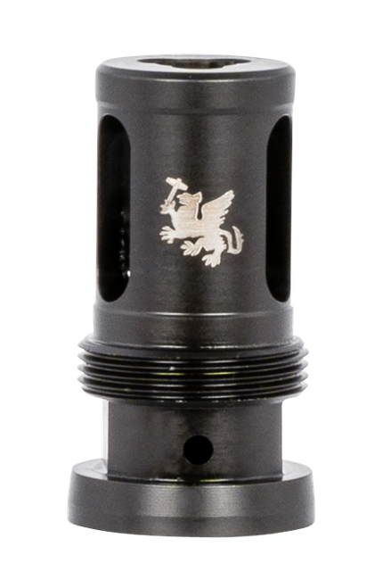 Griffin Armament TMHC305824 Taper Mount Hammer Comp Black 17-4 Stainless Steel with 5/8"-24 tpi Threads, 1.94" OAL & 1.08" Diameter for 30 Cal