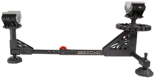 Birchwood Casey ESR Echo Shooting Rest Black Steel/Red Accents, Non-Slip Rubber Feet, Windage & Elevation Adjustments