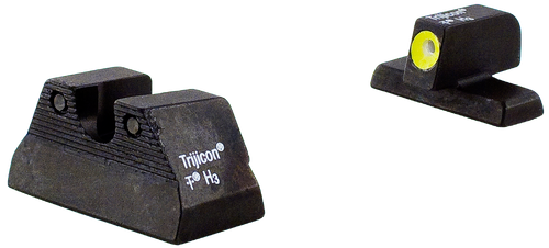 Trijicon 600596 HD Night Sights  Green/Tritium Yellow Outline Front Sight-Green Tritium Black Outline Rear Sight H&K USP