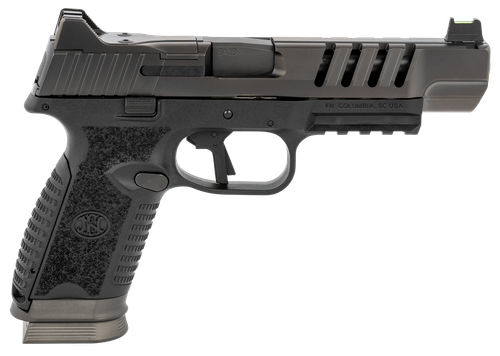 FN 66100843 509 LS Edge 9mm Luger 5" Barrel 17+1, Matte Black Polymer Frame With Mounting Rail, No Manual Safety, Optics Ready