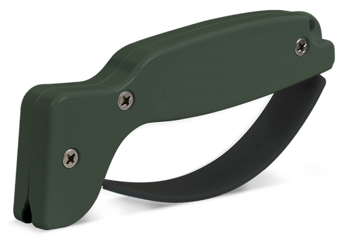 AccuSharp 008C Sharpener  Hand Held Hard Diamond Sharpener Ergonomic Olive Drab Handle