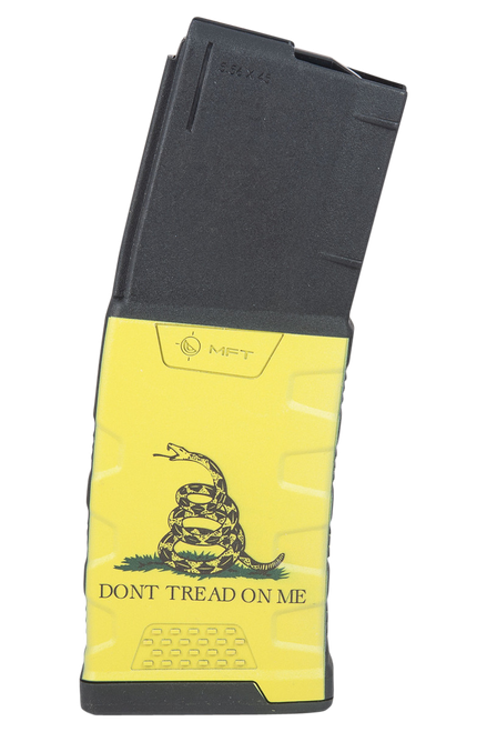 Mission First Tactical EXDPM556GF Extreme Duty  30rd 223 Rem/5.56x45mm Fits AR-15/M4 Black w/ Gadsden Flag Polymer