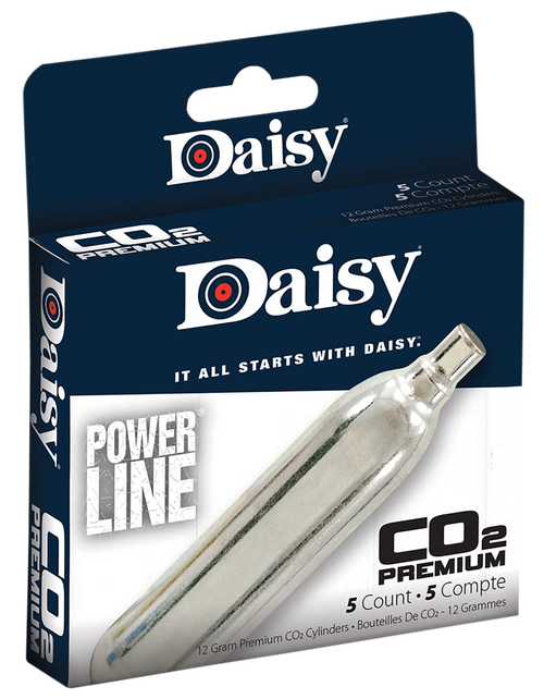 Daisy 997580611 Powerline CO2 Cylinder 12gram 5/Pack