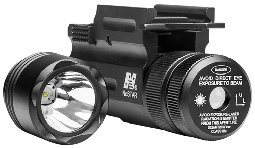 NcStar AQPTFLG Flashlight & Green Laser Combo  Black Anodized 150 Lumens White Light Cree LED