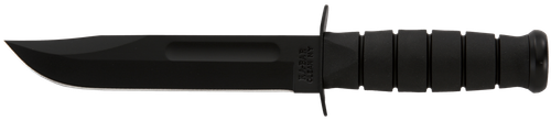 Ka-Bar 1211 Fighting/Utility  7" Fixed Clip Point Plain Black 1095 Cro-Van Blade, Black Kraton G Handle, Includes Sheath