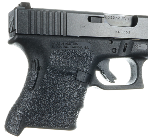 Talon Grips 107R Adhesive Grip  Compatible w/ Glock 29SF/30SF/30S/36 Gen3, Black Textured Rubber