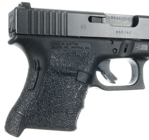 Talon Grips 107R Adhesive Grip  Compatible w/ Glock 29SF/30SF/30S/36 Gen3, Black Textured Rubber