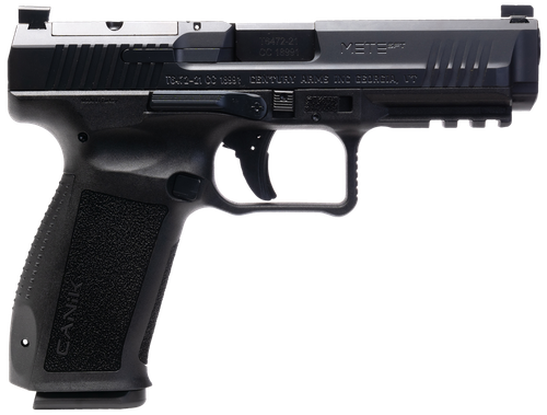 Canik HG6826N Mete SFT  9mm Luger 10+1 4.46" Black Nitride Steel Barrel, Black Cerakote Optic Ready/Serrated Steel Slide, Black Polymer Frame w/Picatinny Rail, Interchangeable Backstrap Grip