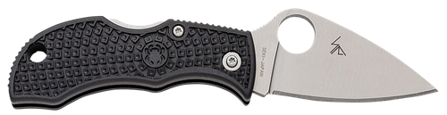 Spyderco MBKLFP Manbug  1.90" Stonewashed VG-10 SS Blade/ Black Textured FRN Handle