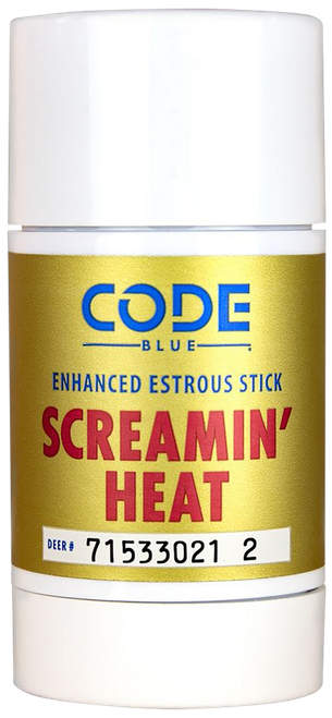 Code Blue OA1418 Screamin' Heat Stick Doe Urine Scent Wax 2.60 oz Scent Stick