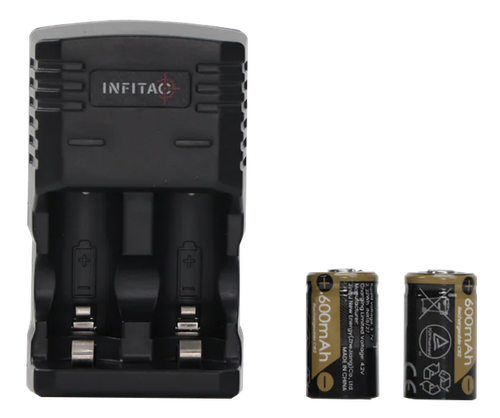 INFITAC BC01         CHARGER AND BATTERIES