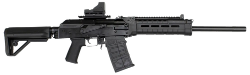 JTS Shotgun M12AKT2.1 M12AK T1 12 Gauge Semi-Auto 5+1 (2.75") 3" 18.70" Chrome-Lined Barrel, Black, M-Lok Handgaurd, Fixed Stock, Adj. Gas Block, 3 Chokes, Includes Red Dot