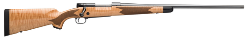 Winchester Repeating Arms 535218229 Model 70 Super Grade 264 Win Mag Caliber with 3+1 Capacity, 26" Barrel, High Polished Blued Metal Finish & Gloss AAA Maple Stock Right Hand (Full Size)