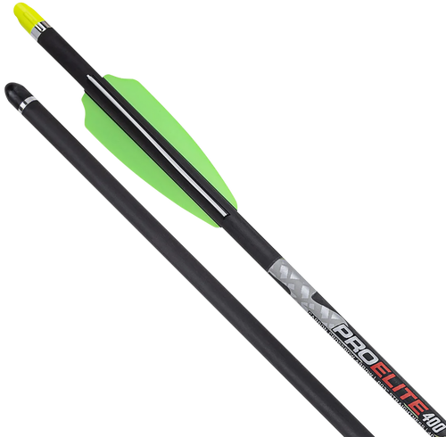 Tenpoint HEA6606 Pro Elite 400  Carbon 20" Alpha Nocks .003 Straightness Yellow