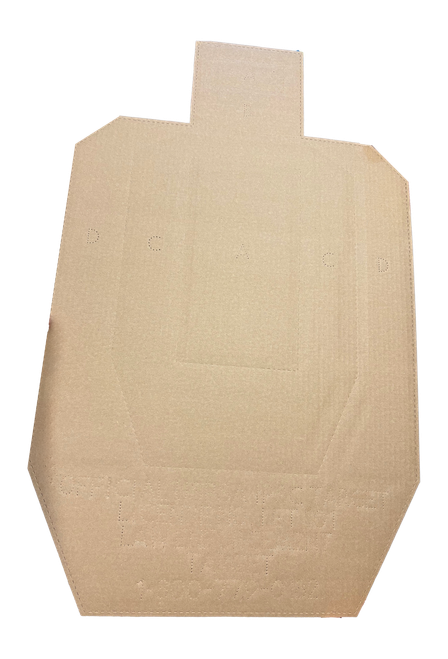 Action Target IPSC-CB IPSC/USPSA Targets  Hanging Cardboard 18" x 30" 100Ct