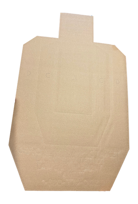 Action Target IPSC-CB IPSC/USPSA Targets  Hanging Cardboard 18" x 30" 100Ct
