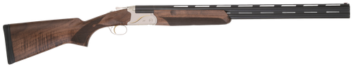 TriStar 33144 Trinity II LT Full Size 20 Gauge Break Open 3" 2rd 28" Black Over/Under Vent Rib Barrel, Engraved Silver Aluminum Receiver, Fixed Turkish Walnut Stock, Right Hand