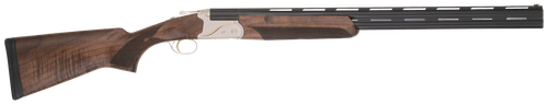 TriStar 33144 Trinity II LT Full Size 20 Gauge Break Open 3" 2rd 28" Black Over/Under Vent Rib Barrel, Engraved Silver Aluminum Receiver, Fixed Turkish Walnut Stock, Right Hand