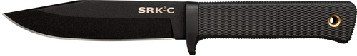 Cold Steel CS-49LCKD SRK Compact 5" Fixed Plain Black Tuff-Ex Finish SK-5 Steel Blade/Black Kray-Ex Handle Includes Sheath