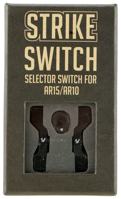 Strike Industries ARSSSBK Strike Switch 60/90 Degree Black Aluminum AR-Platform Ambidextrous