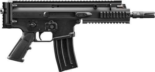 FN 38101244 SCAR 15P 5.56x45mm 10+1 7.50" Black Anodized Chrome Lined Steel Barrel, Black Anodized Aluminum Picatinny Rail Receiver, Black Polymer Grip, Ambidextrous