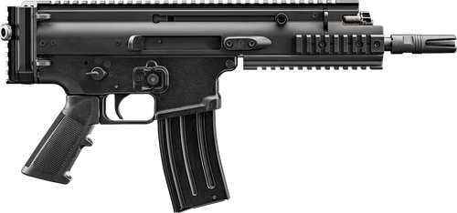 FN 38101244 SCAR 15P 5.56x45mm 10+1 7.50" Black Anodized Chrome Lined Steel Barrel, Black Anodized Aluminum Picatinny Rail Receiver, Black Polymer Grip, Ambidextrous