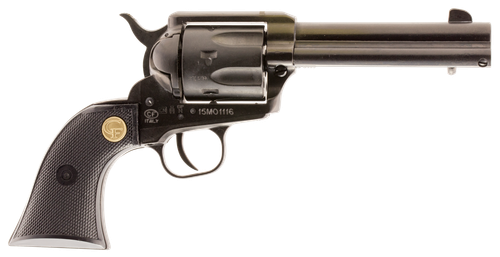 Chiappa Firearms 340250 SAA 1873  Medium Frame 22 LR 6 Shot, 4.75" Blued Steel Barrel, Cylinder & Frame, Black Plastic Grip, Exposed Hammer
