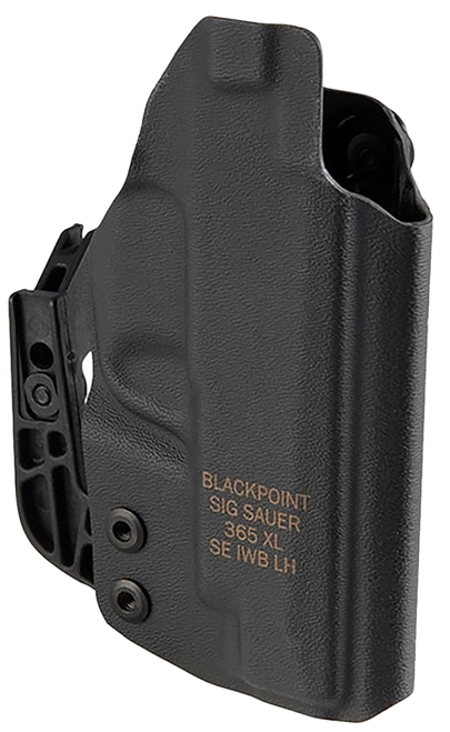 Sig Sauer HOL365XLAPXLH Tactical  IWB Black Polymer Belt Clip Fits Sig P365XL Left Hand