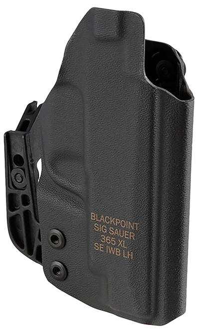 Sig Sauer HOL365XLAPXLH Tactical  IWB Black Polymer Belt Clip Fits Sig P365XL Left Hand