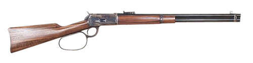 Cimarron AS067 1892 Cogburn Carbine 45 Colt (Long Colt) 10+1 20" Blued Round Barrel, Color Case Hardened Stainless Steel Receiver, Walnut Fixed Stock, Right Hand