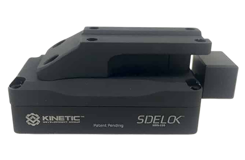 Kinetic Development Group SID5-220 Sidelock Trijicon MRO Mount Black Aluminum Compatible w/ Trijicon MRO/Trijicon MRO Patrol/Burris RT-1X