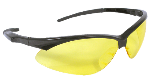 Radians OB140CS Outback Shooting Glasses Adult Amber Lens Anti-Fog Black Frame