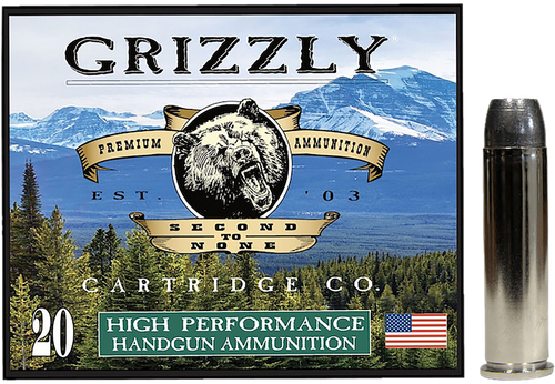 Grizzly Ammo GC357M12   357Mag 180gr Wide Flat Nose Gas Check 20 Per Box/10 Case