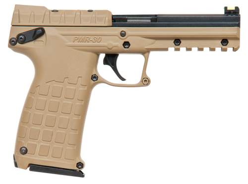 Kel-Tec PMR30BTAN PMR30  22 WMR 30+1 4.30" Fluted Steel Barrel, Black/Tan Serrated Slide, Tan Polymer Frame w/Picatinny Rail, Tan Textured Polymer Grip