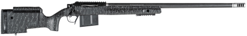 Christensen Arms 8010400300 BA Tactical Long Range 338 Lapua Mag 3+1 27" Carbon Fiber Barrel, Black Nitride Finish, Black with Gray Webbing Stock