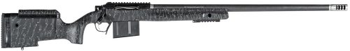 Christensen Arms 8010400300 BA Tactical Long Range 338 Lapua Mag 3+1 27" Carbon Fiber Barrel, Black Nitride Finish, Black with Gray Webbing Stock