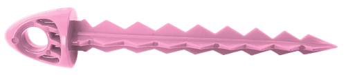 Targettack Llc  Targettack  Pink Polycarbonate Plastic 3" For Paper/Vinyl Targets 6 Pack