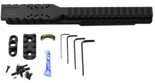 Samson 030026501 Hannibal Rail for Ruger Mini-14 or Mini-30 (2008 or Later)  Black Anodized 0 MOA