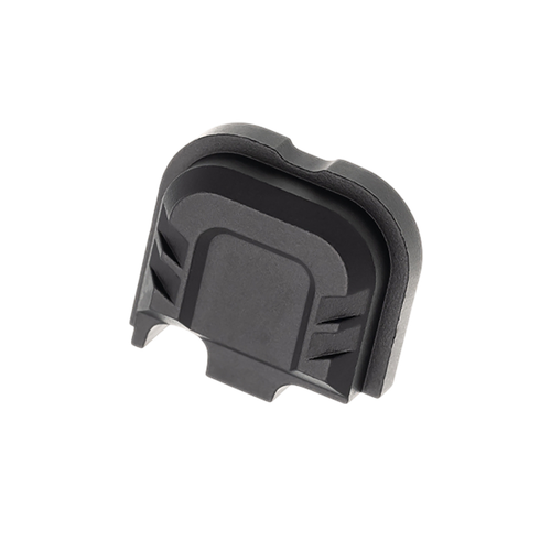Tyrant CNC TDG43X48SPBLACK Slide Cover Plate  Chevron Design Glock 43x/48 Black Aluminum