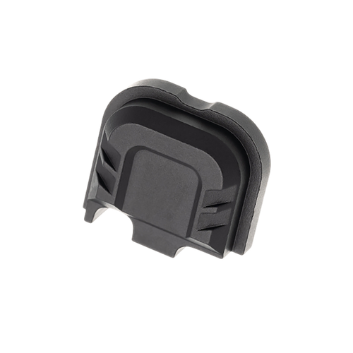 Tyrant CNC TDG43X48SPBLACK Slide Cover Plate  Chevron Design Glock 43x/48 Black Aluminum