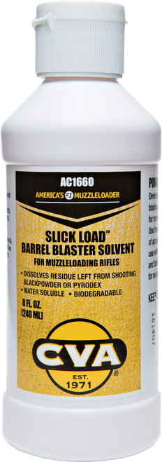 CVA AC1660 Slick Barrel Blaster Against Black Powder Fouling 8 oz Squeeze Bottle