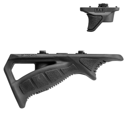 FAB Defense FXPTKMCB PTK-M Rubberized M-LOK Compatible Ergonomic Pointing Grip Combo Pack  Black